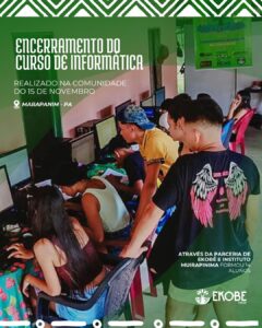 Encerramento do Curso de Informática na Comunidade 15 de Novembro — Marapanim (PA)